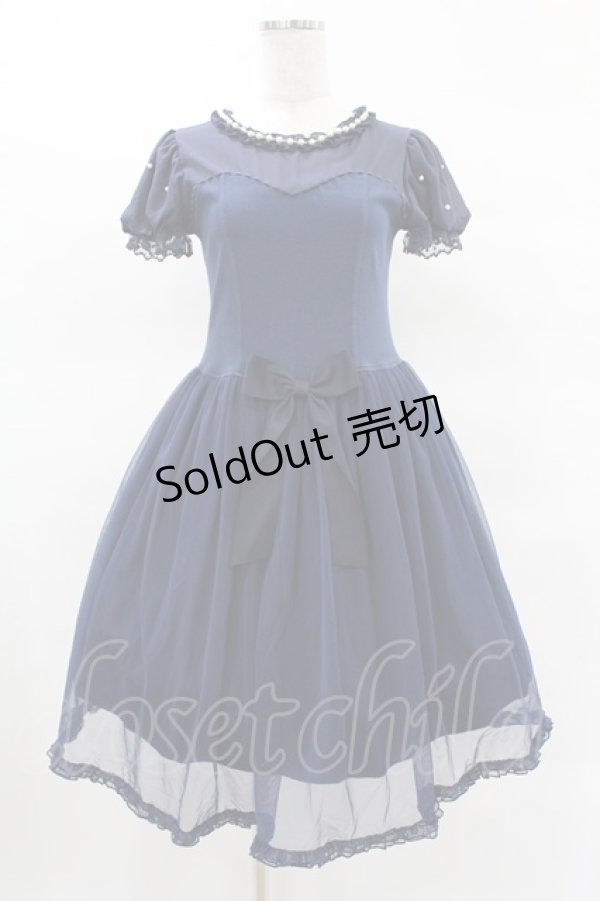 画像1: Angelic Pretty / Airy Girlカットワンピース Free ネイビー H-25-03-25-1038-AP-OP-NS-ZH (1)