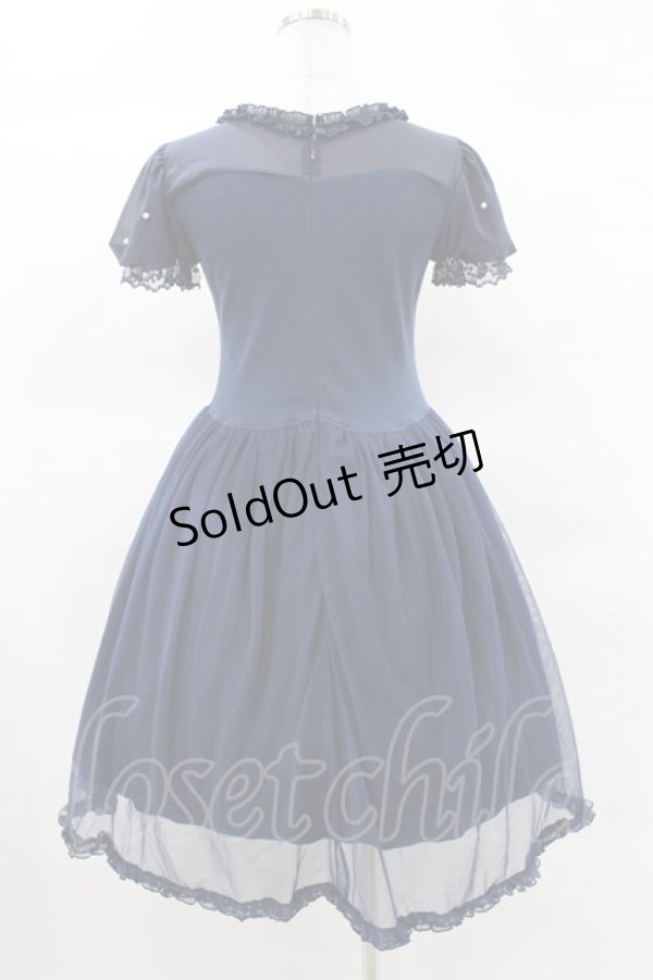 画像2: Angelic Pretty / Airy Girlカットワンピース Free ネイビー H-25-03-25-1038-AP-OP-NS-ZH (2)