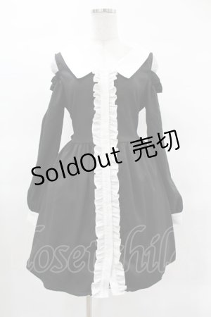 画像: MA*RS / 肩開きワンピース Free ブラック H-25-03-25-1041-EL-OP-NS-ZH