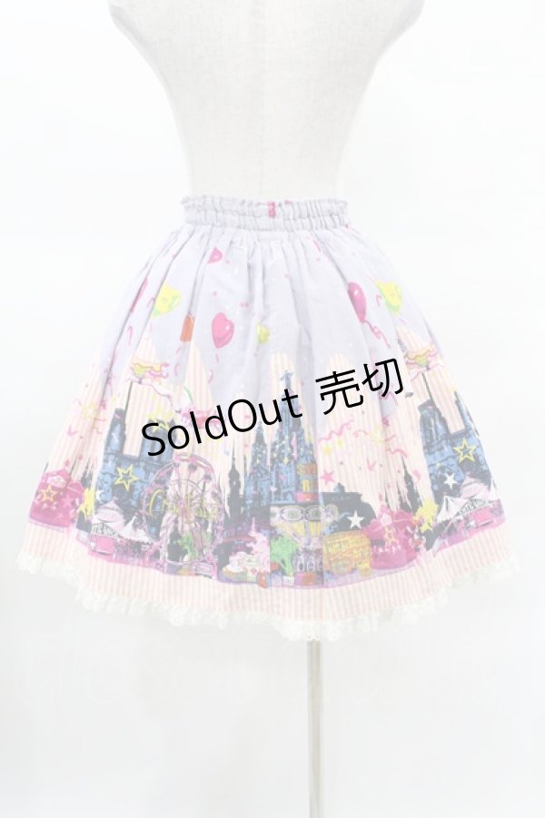 画像2: metamorphose / night　carnival　ミニスカート Free ラベンダー H-25-03-25-1042-ME-SK-NS-ZH (2)