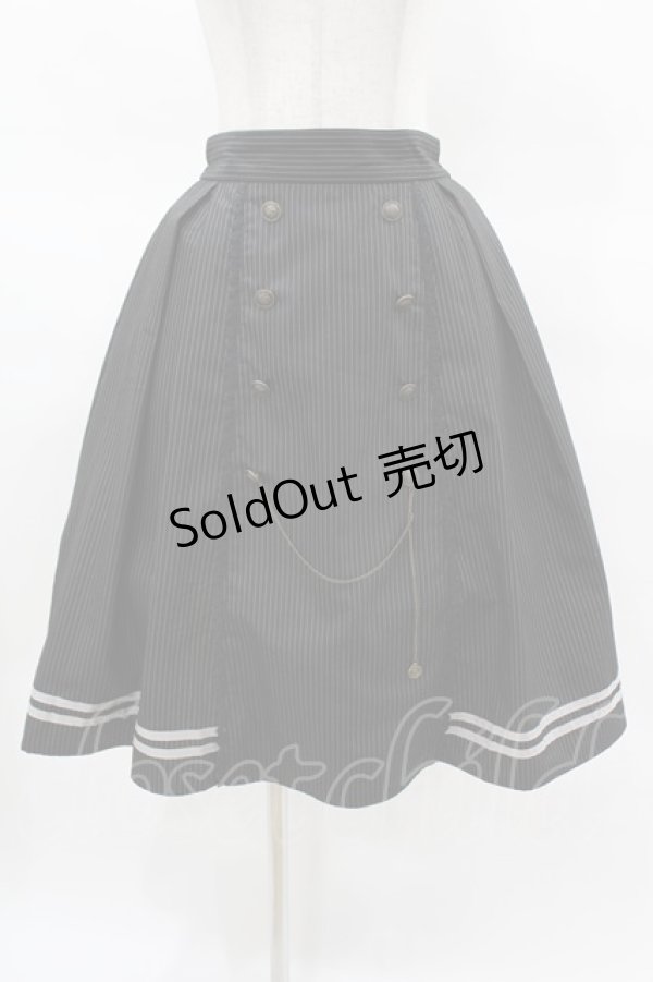 画像1: axes femme / 連ボタンフィッシュテールスカート M ブラック H-25-03-25-1043-AX-SK-NS-ZH (1)