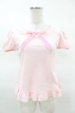 画像1: Angelic Pretty / Lovelyギンガムリボンカットソー Free ピンク H-25-03-25-1054-AP-TO-NS-ZH (1)