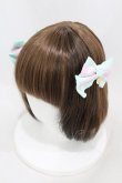 画像1: Angelic Pretty / ギンガムサンドリボンコーム  ミント/ピンク H-25-03-25-1002-AP-AC-NS-ZH (1)