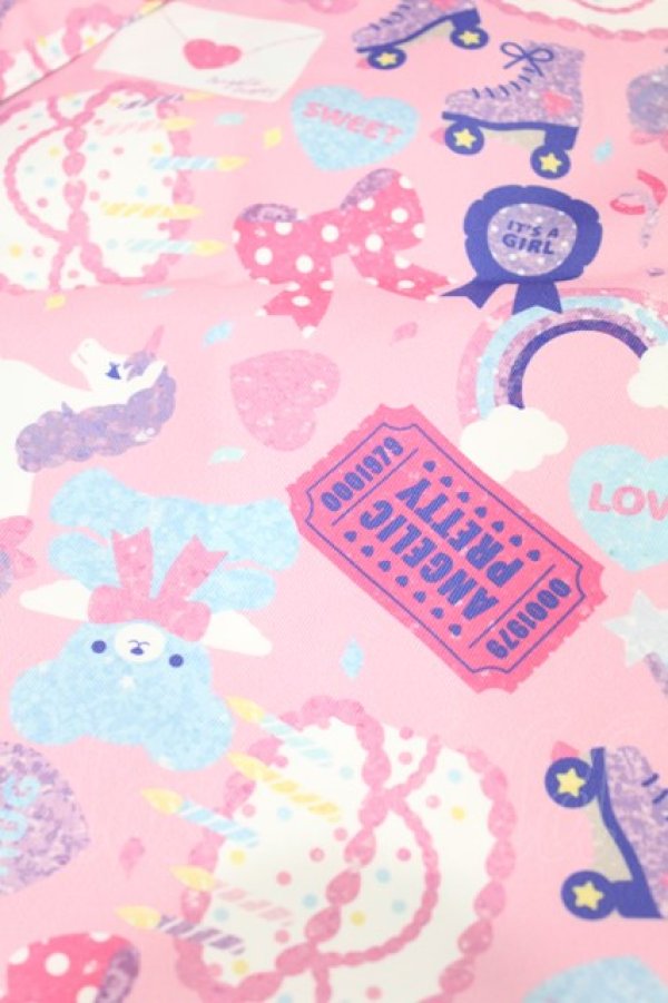 画像3: Angelic Pretty / Girly Stickerトートバッグ  ピンク H-25-03-25-1021-AP-BG-NS-ZH (3)