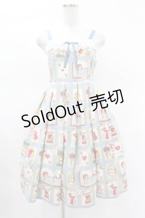 画像: Shirley Temple / アリス絵本プリントジャンパースカート（Ladies） Free サックス H-25-03-25-1030-ET-OP-NS-ZH