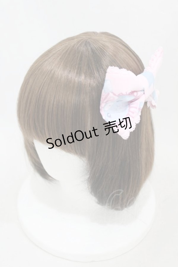 画像1: Angelic Pretty / Moco moco Bunnysバレッタ  ピンク H-25-03-25-1004-AP-AC-NS-ZH (1)
