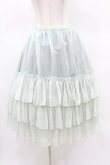 画像1: Victorian maiden / ロングシフォンアンダースカート Free ミント H-25-03-25-1032-CL-SK-NS-ZH (1)