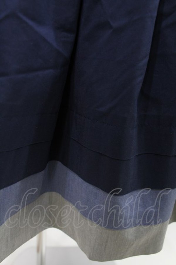 画像5: Jane Marple / Vintage marine tablier skirt M ネイビー H-25-03-25-016-JM-SK-KB-ZH (5)