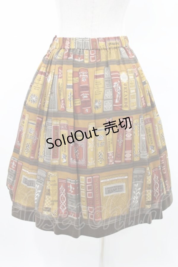 画像3: Jane Marple / Jane's bookcaseショートスカート  マスタード H-25-03-25-024-JM-SK-KB-ZH (3)