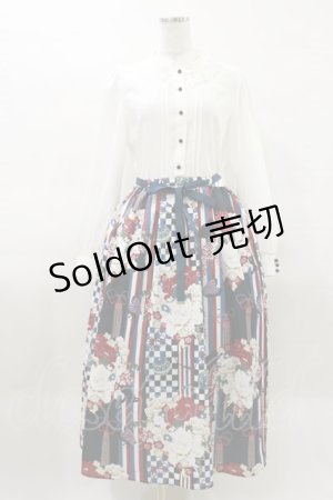 画像: axes femme / 菊柄ワンピース Free オフ H-25-03-26-066-AX-OP-NS-ZH