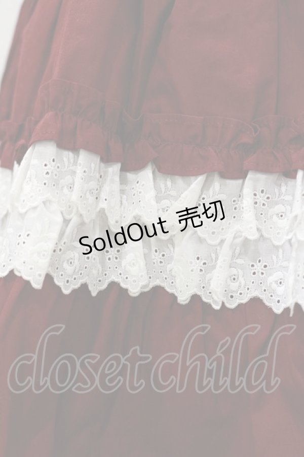 画像4: Cornet / ティアードワンピース Free ボルドー H-25-03-26-067-LO-OP-NS-ZH (4)