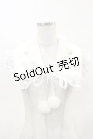 画像: Lovely Tency / 眞白ありすコラボ/ビジューファーティペット  オフ H-25-03-26-008-LO-ZA-NS-ZH