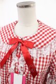 画像4: Angelic Pretty / ふんわりフリルギンガムブラウス Free レッド H-25-03-26-1033-AP-BL-NS-ZH (4)