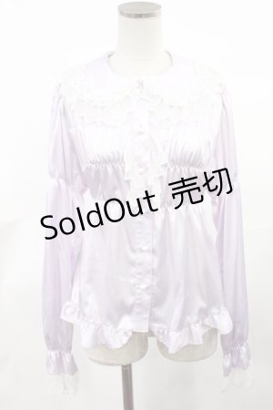 画像: BABY,THE STARS SHINE BRIGHT / サテンリボンブラウス Free ラベンダー H-25-03-26-1035-BA-BL-NS-ZH