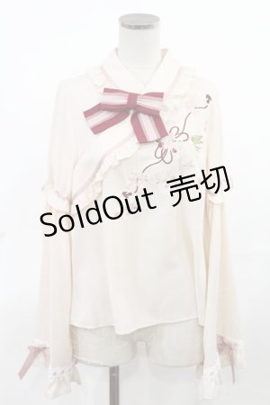 画像: Amavel / 鶯と桜吹雪の2WAYブラウス Free アイボリー H-25-03-26-1036-CA-BL-NS-ZH
