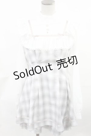 画像: Ank Rouge / スクエアヨークコンビネゾン M グレー H-25-03-26-1011-CA-OP-NS-ZH