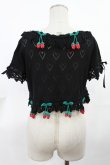 画像2: Angelic Pretty / Strawberry Parlourニットボレロ Free ブラック H-25-03-26-1016-AP-TO-NS-ZH (2)