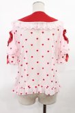 画像3: Angelic Pretty / Lovely Heartブラウス Free ピンク/レッド H-25-03-26-1030-AP-BL-NS-ZH (3)