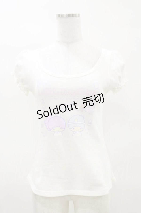 画像1: RoseMarie seoir / Little Twin Stars×RoseMarie seoir Tシャツ Free オフ H-25-03-26-013-LO-TO-NS-ZH (1)