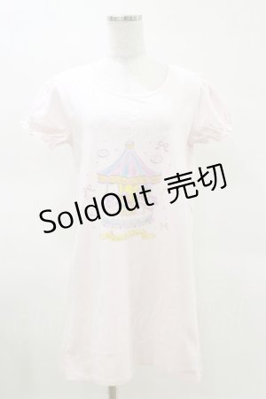 画像: Honey Cinnamon / Little Twin StarsコラボTシャツ Free ピンク H-25-03-26-014-LO-TS-NS-ZH