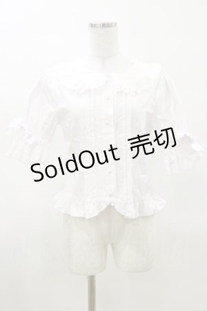 画像: BABY,THE STARS SHINE BRIGHT / ハートレースの5分袖ブラウス Free ピンク H-25-03-26-023-BA-BL-NS-ZH