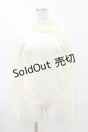 画像: Ank Rouge / タートルネックニット M オフ H-25-03-26-031-CA-TO-NS-ZH