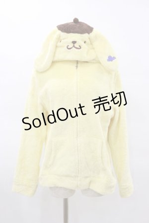 画像: Avail / サンリオキャラクターズコラボ/ポムポムプリンもこもこパーカー L イエロー H-25-03-26-035-LO-TO-NS-ZH