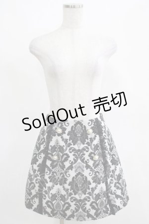 画像: Ank Rouge / レースツイードスカート M ブラックA H-25-03-27-039-CA-SK-NS-ZH