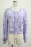画像1: Angelic Pretty / Candy Petit Heartカーディガン Free ラベンダー H-25-03-27-051-AP-TO-NS-ZH (1)