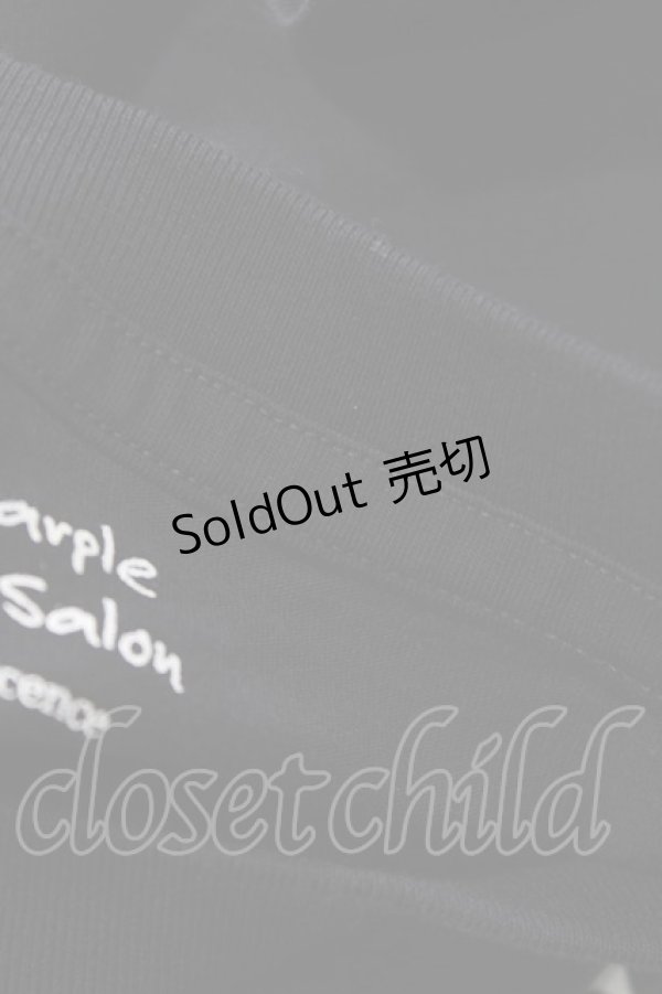 画像4: Jane Marple Dans Le Salon / Just smile T-shirt M ブラック×オフ H-25-03-27-1014-JM-TO-KB-ZH (4)