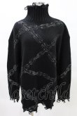 画像1: KILL STAR / Chained Knit Sweater XS ブラック H-25-03-27-1015-SL-TO-KB-ZI (1)