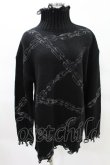 画像1: KILL STAR / Chained Knit Sweater XS ブラック H-25-03-27-1017-SL-TO-KB-ZH (1)