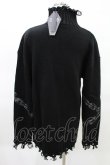 画像2: KILL STAR / Chained Knit Sweater XS ブラック H-25-03-27-1017-SL-TO-KB-ZH (2)
