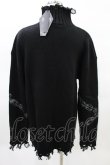 画像2: KILL STAR / Chained Knit Sweater XS ブラック H-25-03-27-1018-SL-TO-KB-ZH (2)