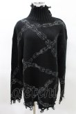 画像1: KILL STAR / Chained Knit Sweater S ブラック H-25-03-27-1021-SL-TO-KB-ZH (1)