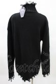 画像2: KILL STAR / Chained Knit Sweater S ブラック H-25-03-27-1021-SL-TO-KB-ZH (2)