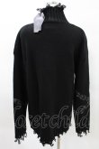 画像2: KILL STAR / Chained Knit Sweater S ブラック H-25-03-27-1022-SL-TO-KB-ZH (2)