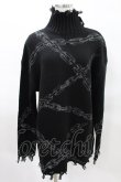 画像1: KILL STAR / Chained Knit Sweater S ブラック H-25-03-27-1023-SL-TO-KB-ZT211 (1)