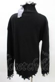 画像2: KILL STAR / Chained Knit Sweater S ブラック H-25-03-27-1023-SL-TO-KB-ZT211 (2)