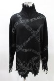 画像1: KILL STAR / Chained Knit Sweater M ブラック H-25-03-27-1024-SL-TO-KB-ZT380 (1)