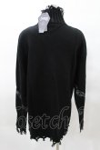 画像2: KILL STAR / Chained Knit Sweater M ブラック H-25-03-27-1024-SL-TO-KB-ZT380 (2)