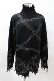 画像1: KILL STAR / Chained Knit Sweater M ブラック H-25-03-27-1027-SL-TO-KB-ZH (1)