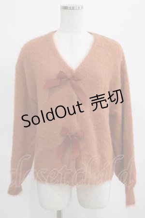 画像: Maison de FLEUR Petite Robe canone / あなたを夢見たマシュマロカーディガン Free Dark Orange H-25-03-27-056-EL-TO-NS-ZH
