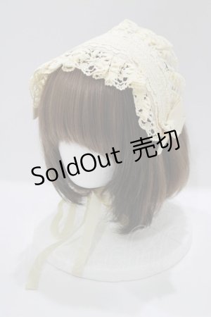 画像: MAM MAXICIMAM / プリンセスローズヘッドドレス  アイボリー H-25-03-27-068-GO-AC-NS-ZH