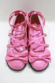 画像1: Angelic Pretty / Tea Party Shoes L ダークピンク H-25-03-27-077-AP-SH-NS-ZH (1)
