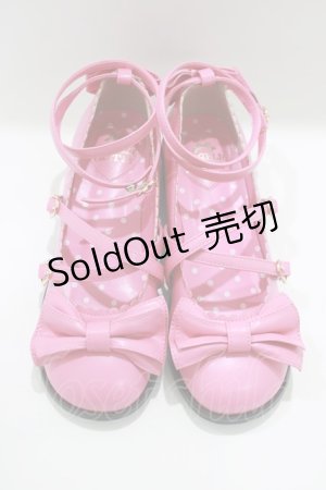 画像: Angelic Pretty / Tea Party Shoes L ダークピンク H-25-03-27-077-AP-SH-NS-ZH