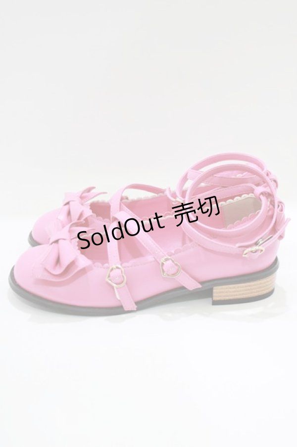 画像2: Angelic Pretty / Tea Party Shoes L ダークピンク H-25-03-27-077-AP-SH-NS-ZH (2)