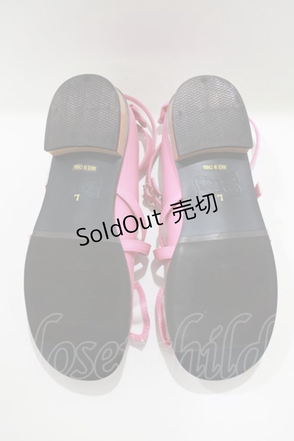 画像4: Angelic Pretty / Tea Party Shoes L ダークピンク H-25-03-27-077-AP-SH-NS-ZH (4)