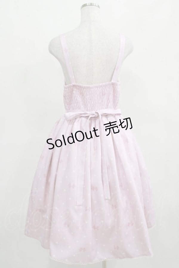 画像3: axes femme kawaii / ハートドット柄ジャンスカ M ピンク H-25-03-27-010-AX-OP-NS-ZH (3)
