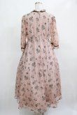 画像3: Maison de FLEUR Petite Robe canone / エミリーのお花畑用ワンピース S Pink H-25-03-27-020-EL-OP-NS-ZH (3)